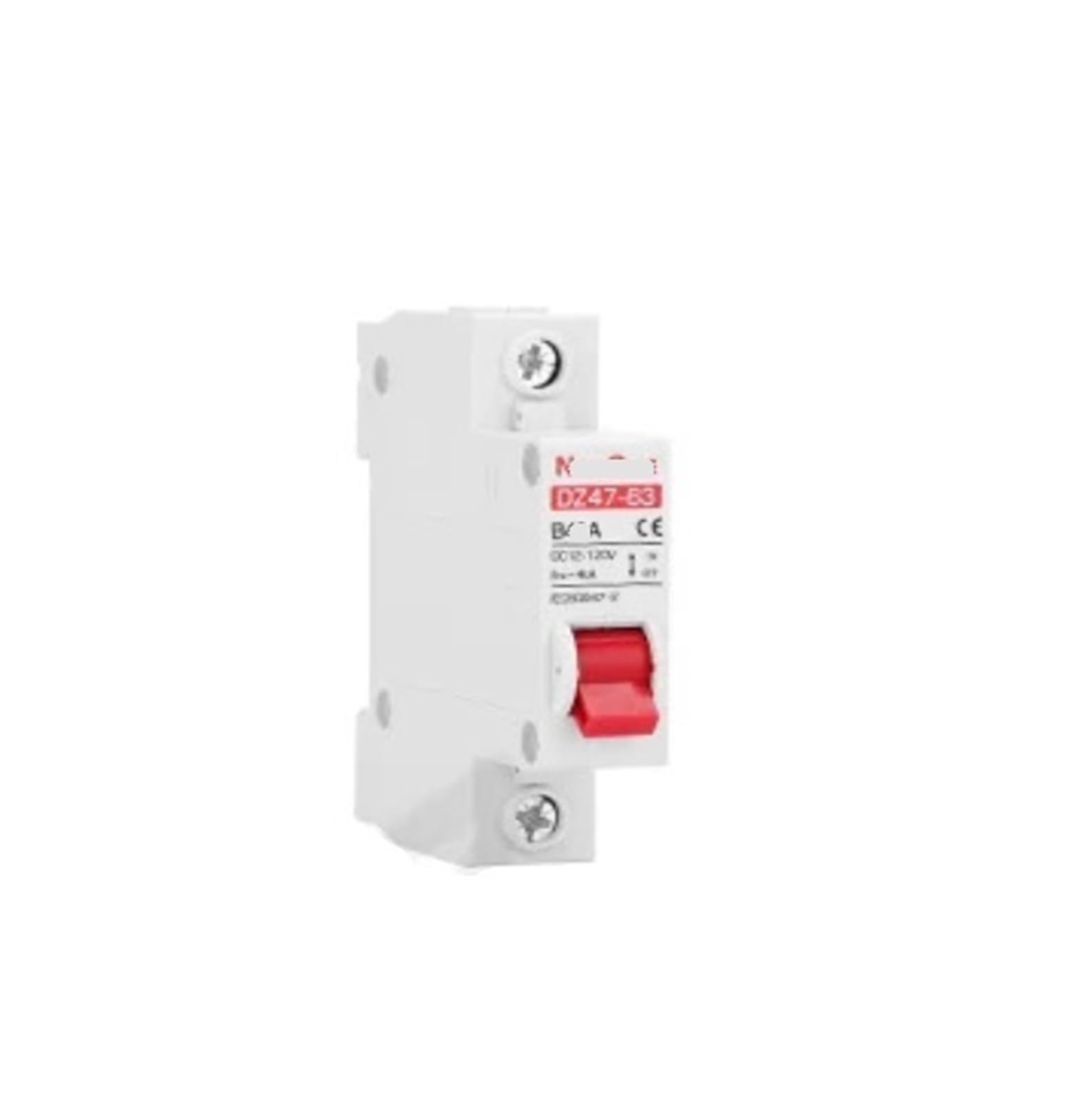 Disjoncteur monophasé DC contre le court-circuit positif et négatif 12V 24V 48V