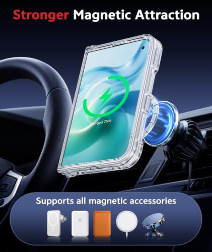 Image of FNTCASE for Phone Ultra Case Fold Clear Compatible with Magsafe