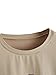 SOLY HUX Women's Graphic Oversized Tees Letter Print Summer Tops Vintage Half Sleeve Loose Casual T Shirts Beige/Black M