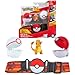 Pokemon Clip N Go Cintura Set Charmander & Pokeball – Include 1 Personaggi da 5 cm, 1 Cintura e 2 Palline da Poker – Licenza Ufficiale Pokemon Giochi
