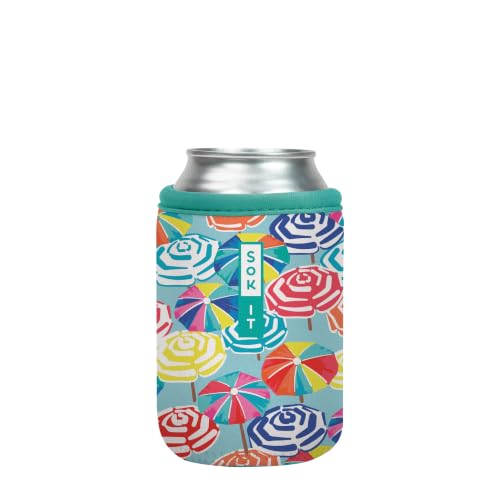 Sok It CanSok Sleeve for Beer & Soda Insulated Neoprene Cover (Sicilian Sunsets, 12oz Can Sleeve)
