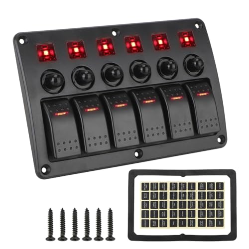 Panneau de commutation étanche et robuste pour barre LED auto 12V