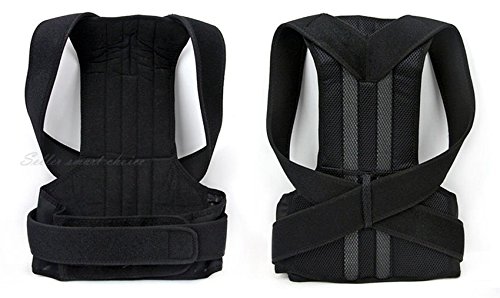 ZSZBACE Back Brace Posture Corrector Fully Adjustable Back Support Belts Improves Posture and Provides Lumbar Support for Lower and Upper Back Pain Men and Women (M)