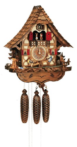 Black Forest 14 Inch Wide Cuckoo Clock by Schneider