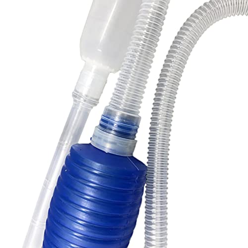 Mingzhe Bomba de sifão manual para aquário/tanque de peixes, dreno de água, limpador de cascalho, bo