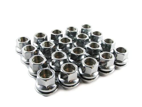 20 Lug Nuts Mag 12mmx1.5 Chrome Open End 13/16
