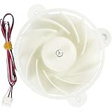 Moteur de ventilateur à condensateur DA31-00345A compatible avec le ventilateur de refroidissement de réfrigérateur Samsung RMF-003ASSA DC12 V 0,21 A