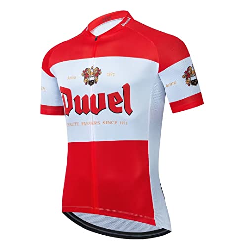 Maillot de cyclisme anti-transpiration manches courtes en polyester noir homme