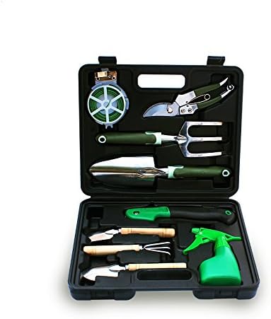 Stainless Steel Garden Gardening Hand Tool Set Mechanics Kit Set of 9pcs