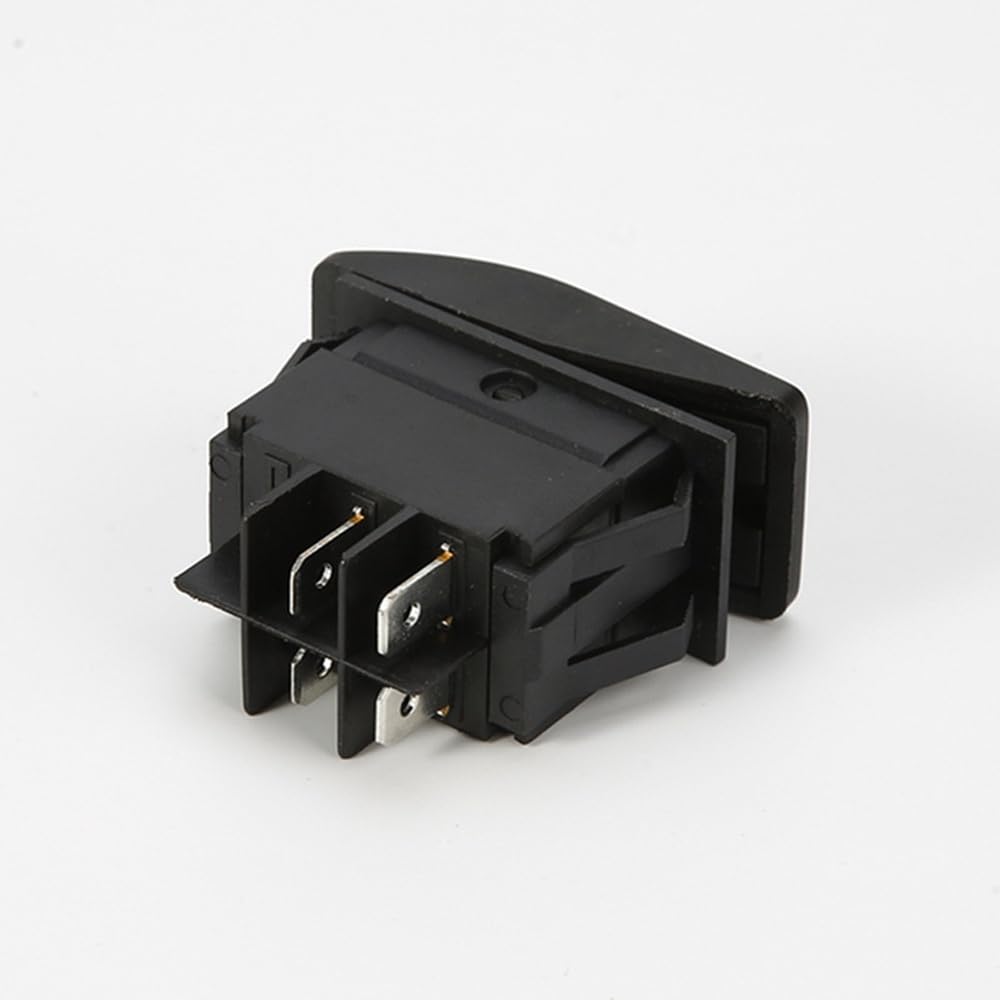 KCD2 Rocker Marine Switch ON-Off Latching Toggle Rocker Push Button with LED Illuminate 4-Pin Terminal