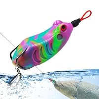 75 Esche Micro Rana In Plastica Morbida | Pesca Crappie, Bass, Bluegill | Piccole Esche Da Pesca
