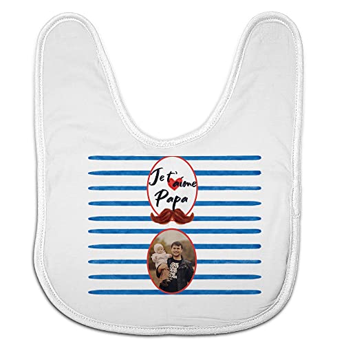 LolaPix Bavoir Mamie. Bavoir Personnalisé au Prénom. Père, Papa. Bébé, Garçon, Fille. Bavoir Bébé Fermeture Velcro. Cadeaux Personnalisés....
