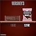 HERSHEY'S Milk Chocolate Covered Marshmallow Heart, Valentine's Day Candy Packs, 2.2 oz (24 Count)