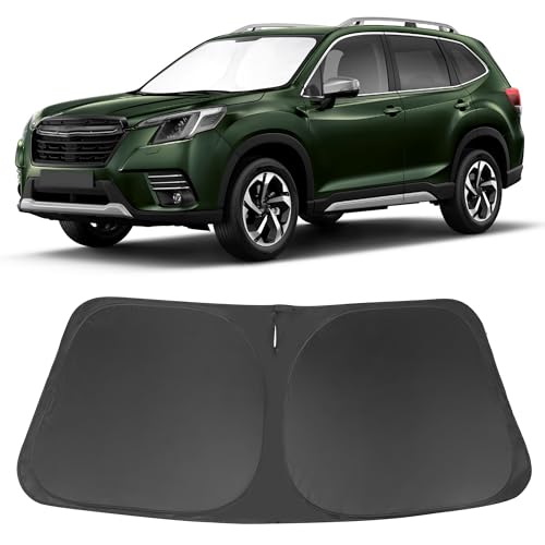 Image of Windshield Sun Shade Custom Fit for 2025 2026 S-ubaru Forester Accessories Foldable Sunshade Sun Blocker Protect Car from Sun Rays & Heat Damage Keep Car Cooler