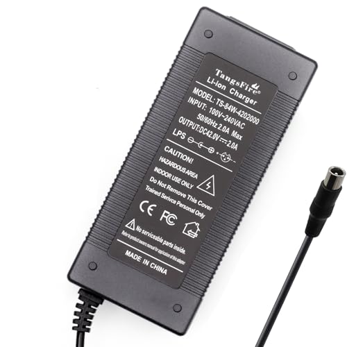 TangsFire Cargador Patinete Electrico para Xiaomi, 42V Cargador de Scooter para Xiaomi M365 Pro Pro2 Ninebot E22 E25 E45 ES1 ES1L ES2 ES4
