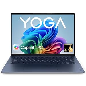 Lenovo Yoga Slim 7X Laptop | Copilot+ PC | 14, 5" 3K OLED 90Hz Display | Qualcomm Snapdragon X1 Elite | 32GB RAM | 1TB SSD | Integrierte Grafik | Win11 Home | QWERTZ | 1, 28kg | blau