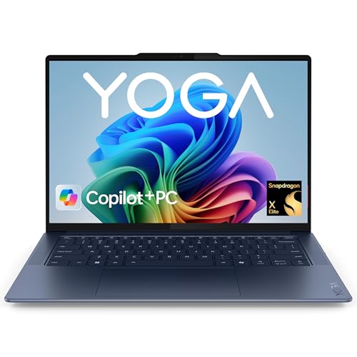 Lenovo Yoga Slim 7X Laptop | Copilot+ PC | 14,5' 3K OLED 90Hz Display | Qualcomm Snapdragon X1 Elite | 16GB RAM | 1TB SSD | Integrierte Grafik | Win11 Home | QWERTZ | 1,28kg | blau