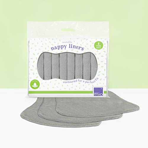 Bambino Mio Reusable Diaper Liners, 8 Pack