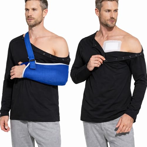 T-shirt de sport pour homme après chirurgie de l'épaule