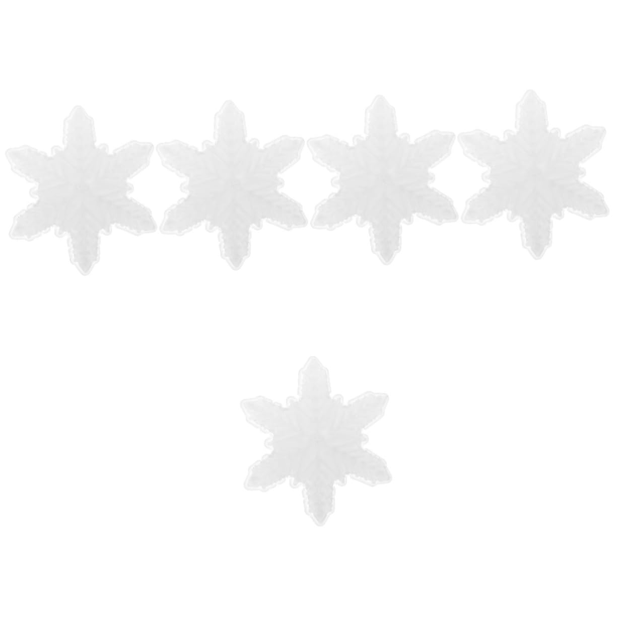 BESPORTBLE 5pièces Autocollant Antidérapant pour Snowboard Décalque De De Transparent Pad De Ski Monopode Accessoire De Glisse