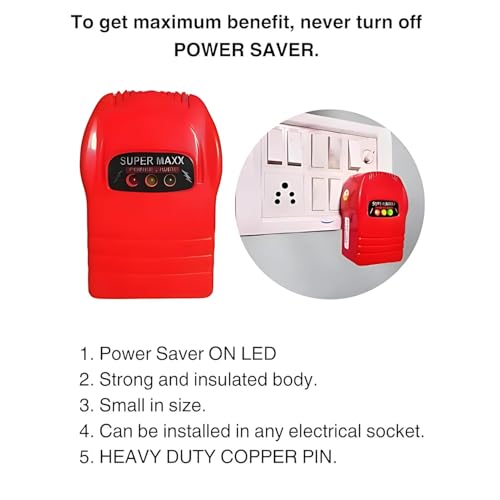 ROMINO Super Maxx Power Saver for Home Electricity Saving Bill Reduce Device, Save Up to 40% on Electricity Bills for Home and Office Use,... - Image 6