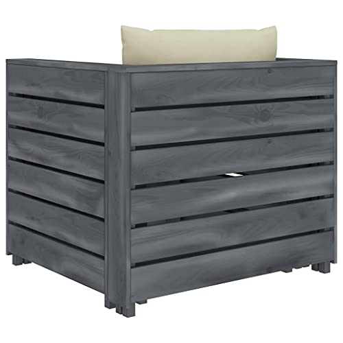 (Schneller Versand) Terrassenmöbel-Set, Outdoor-Sitzplatz-Chat-Set mit Kissen Rückenkissen, Outdoor-Gesprächs-Set 2-TLG… – Bild 6