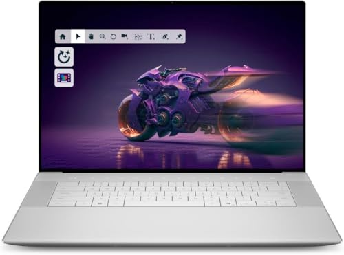 Image of NewDell 16 Premium Powerful AI Laptop 16.3 inch OLED 120Hz 4K Touchscreen Ultra 7 Processor 255H 32GB RAM 1TB SSD Geforce RTX 5070 8GB GDDR7 Graphics Webcam Fingerprint Backlit Thunderbolt 4 Win 11Pro