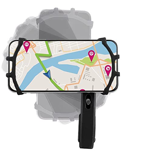 T'nb Rotary Smartphone Holder For Bike/E-Scooter Supporto Passivo Telefono Cellulare/Smartphone Nero - 4