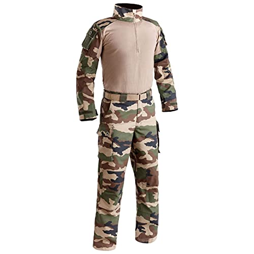 Chemise de combat militaire UBAS Cam CE robuste et technique