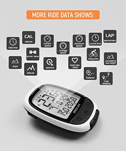 Meilan Oval Gps Bike Computer And C3 Speed And Cedence Sensor #TOP5