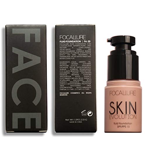 Base maquillaje facial SPF/FPS 15 Base líquida Base