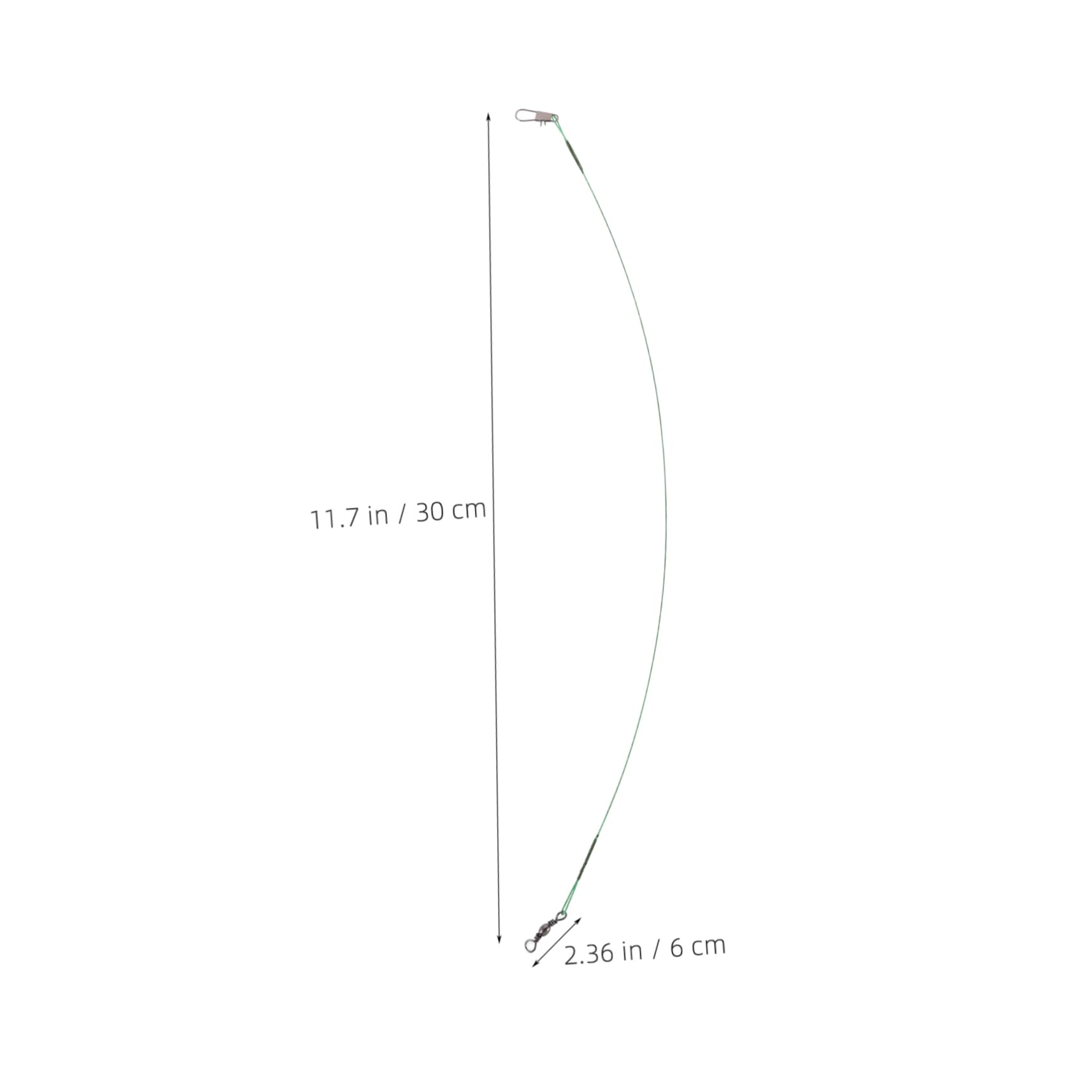 Parliky 1Set High Strength Fishing Wire Leaders with Snap Links Antibite Steel Trace for Saltwater Fishing Tangle Design Durable and Efficient Fishing Gear Each