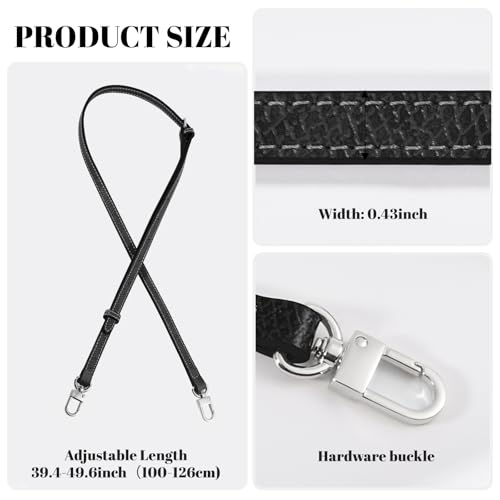 Image of SENTEN Purse Straps Replacement for Longchong Bag Women, Leather Crossbody Shoulder Strap Kit Adjustable for XS Longchong Bag