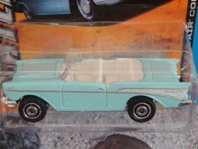 Amazon.com: MATCHBOX MBX ADVENTURE CITY BLUE CHEVY BEL AIR