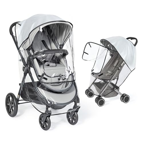IvyWind No-Zip Clear Stroller Rain Cover