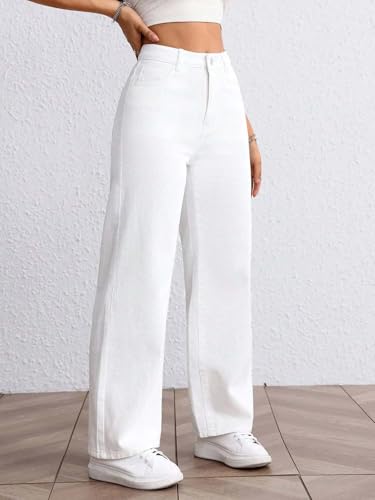 Image of KOTTY Women's Straight Fit High-Rise Stretchable Jeans