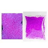 sgmedila 10Bags Glow in The Dark Sand Glow Sand for Courtyard Path Decorations Charming Luminous Sand for Fish Tank, Aquarium Fluorescent Pebbles for Garden Decor (H)