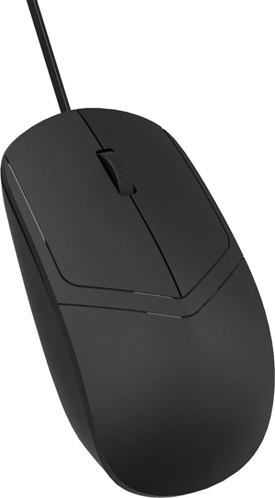 Wired Computer Mouse, 1800 DPI, 1.8 Metre Cable, Black-image-34