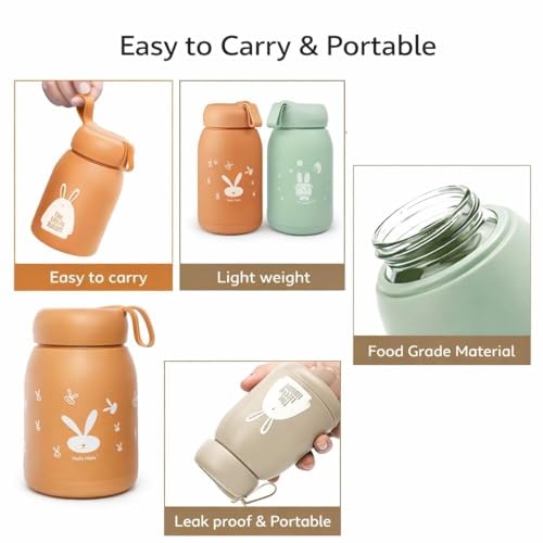 Image of Fieety Water Bottle Glass for Office Women & Men, Glass Bottle for Fridge, Leak-Resistant Glass Sipper Bottle, Reusable Bottle for Home, Gym & Travel