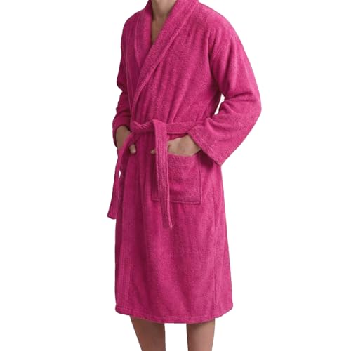 DECODEKO Albornoz Mujer y Hombre - 100% Algodón Premium 450 gr/m², Ultra Suave y Altamente Absorbente, Albornoz Unisex para Baño, Ducha, Spa, Piscina y Gimnasio, Regalo para Fiestas y Cumpleaños