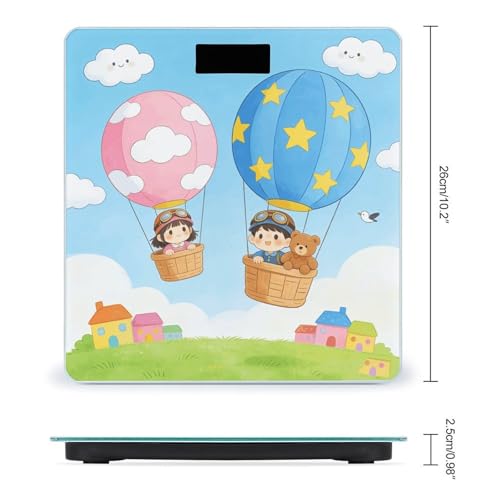 Báscula Digital para Baño Hot Air Balloon Double miniatura 2