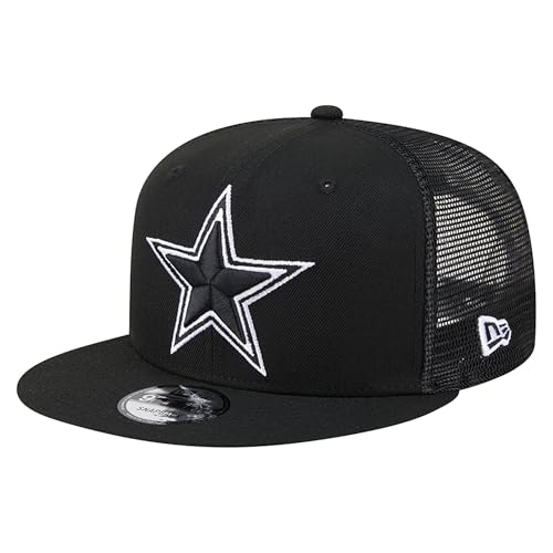 New Era Men's Black Dallas Cowboys Main 9FIFTY Trucker Snapback Hat