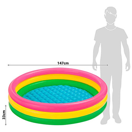 Image of Inflatable Pools Multicolor for Bath and Swimming (5 FT + Pump)