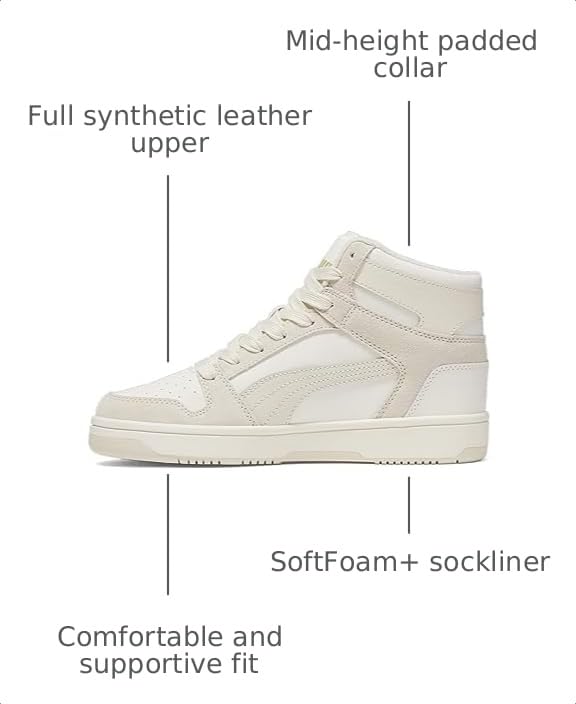 Image of Puma Womens Rebound Layup Luster Mid Shoes