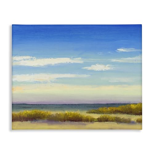 Stupell Industries 'Coastal Beach Vivid Blue Sky'| Canvas Art
