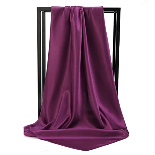 Bellette Bufanda Estolas y Fulares Panuelo de Seda Fulares Pañuelos para la cabeza Bufandas Pañuelo de Cuadrado para Mujer Cover