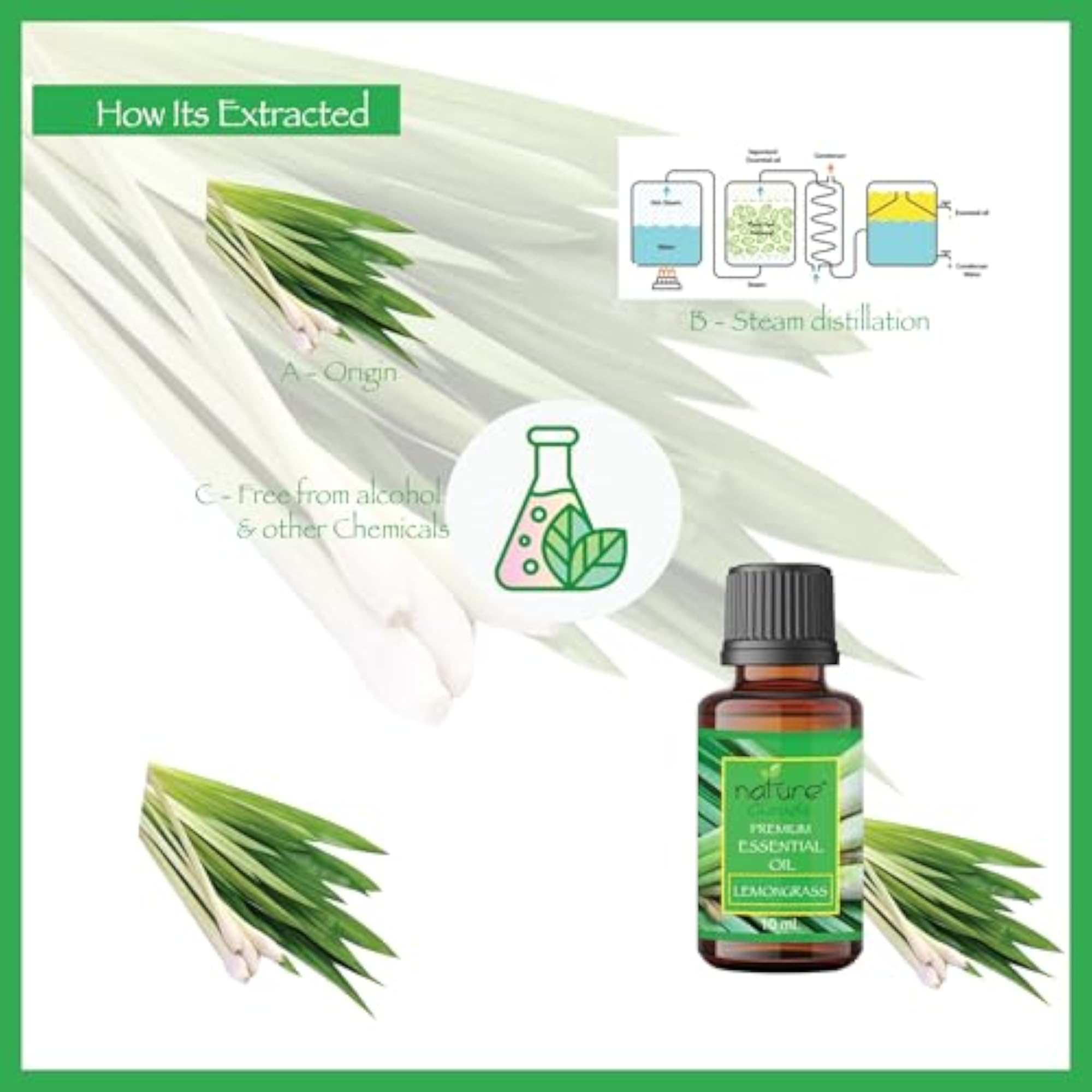 Lemongrass Essential Oil, Refreshing Aroma