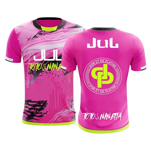 T-Shirt JUL Hommes Femmes, Maillot de Foot JUL Enfant, Cadeaux des Fans Plusieurs modéle Disponible Tee-Shirt Confortable pour Fans