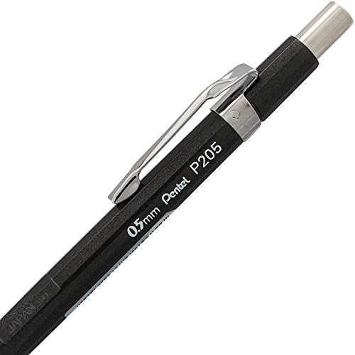 Porte-mine Pentel Sharp 0.5 mm graphite métallique | Tracé précis pour vos dessins techniques