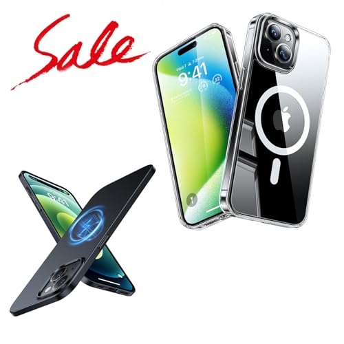 TORRAS Magsafe iPhone 15 Ultra Clear Case, Never Yellowing Military Grade 12FT Drop Tested & Slim Fit Magnetic iPhone 15 Case